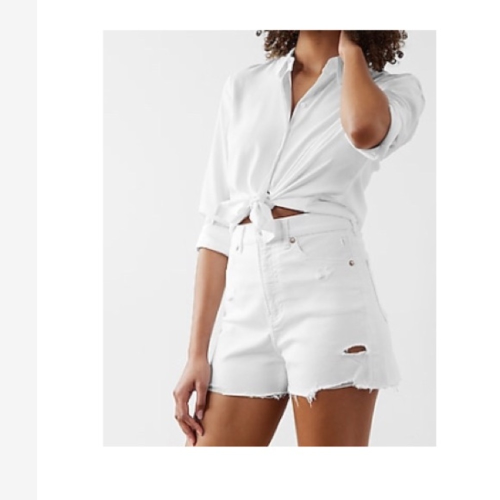 White Shorts